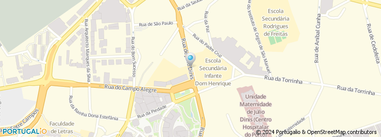 Mapa de Rua Júlio Dinis