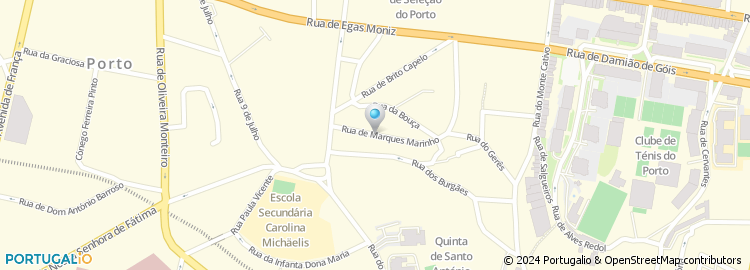 Mapa de Rua Marques Marinho