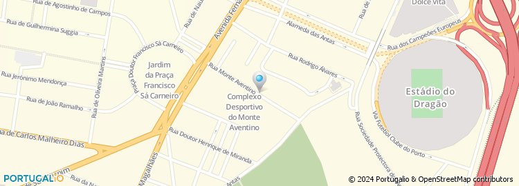 Mapa de Rua Monte Aventino