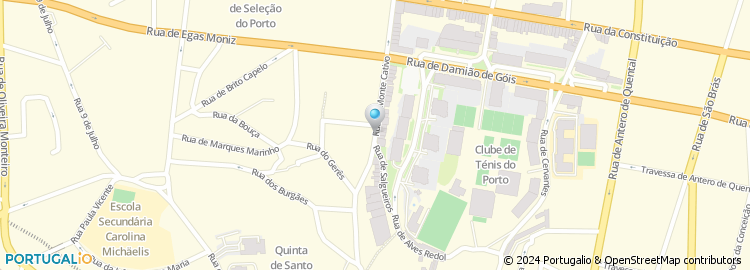 Mapa de Rua Monte Cativo
