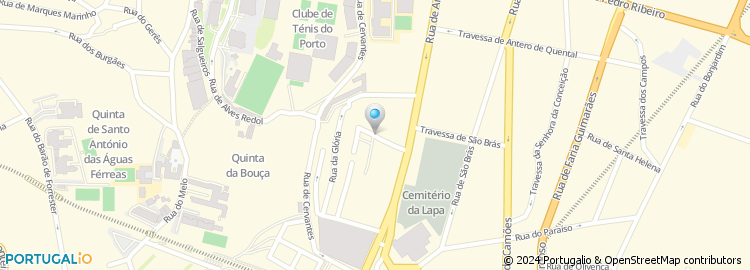 Mapa de Rua Monte da Lapa