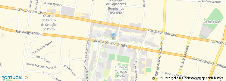 Mapa de Rua Monte Pedral