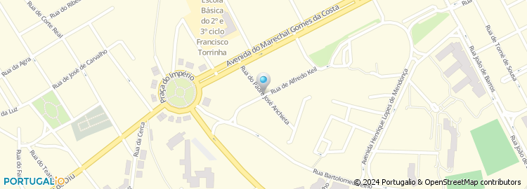 Mapa de Rua Padre José Anchieta