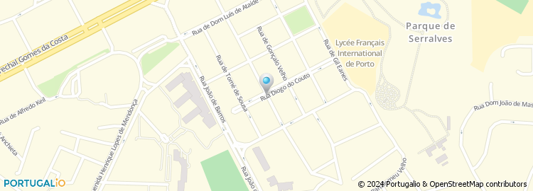 Mapa de Rua Padre Luís de Almeida