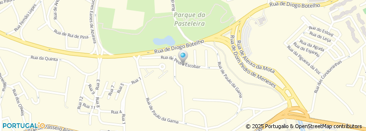 Mapa de Rua Pedro Escobar