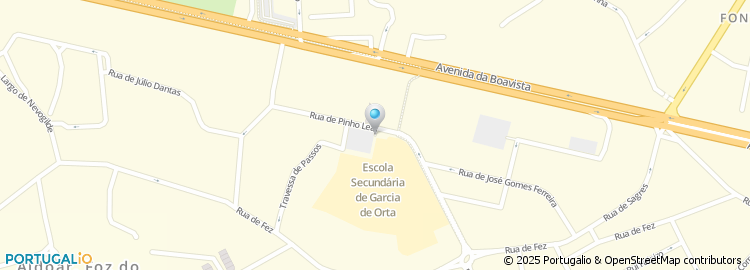 Mapa de Rua Pinho Leal