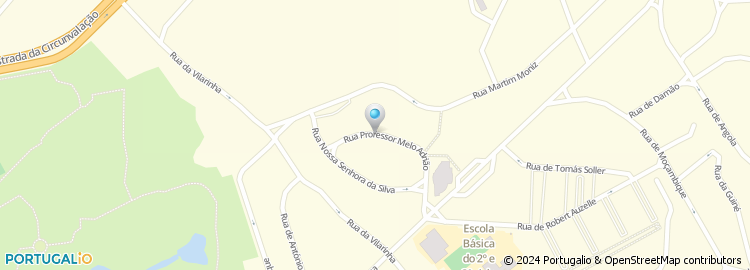 Mapa de Rua Professor Melo Adrião