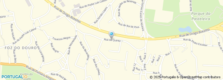 Mapa de Rua Quinta
