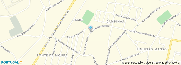Mapa de Rua Rocha Peixoto