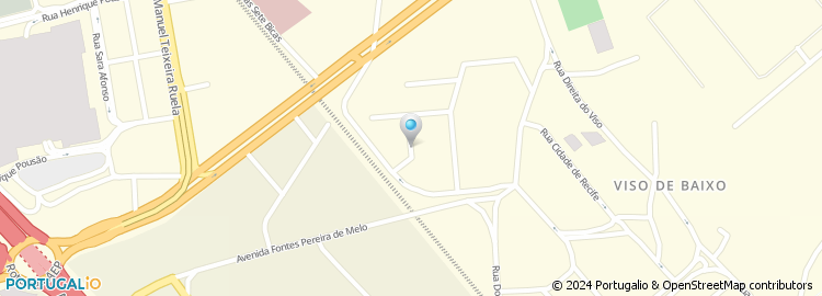 Mapa de Rua Rui Lourenço Távora