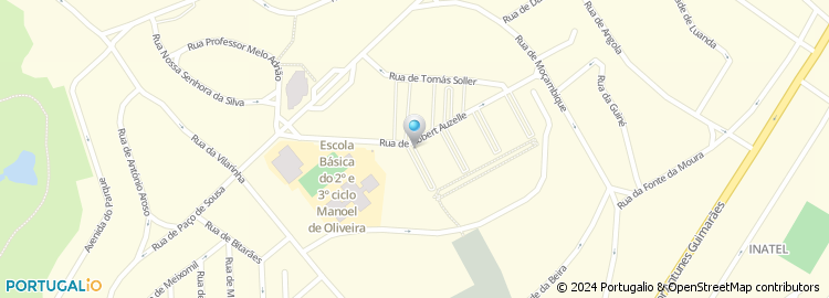 Mapa de Rua Teixeira de Vasconcelos