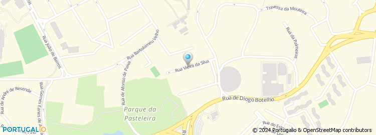 Mapa de Rua Vieira da Silva