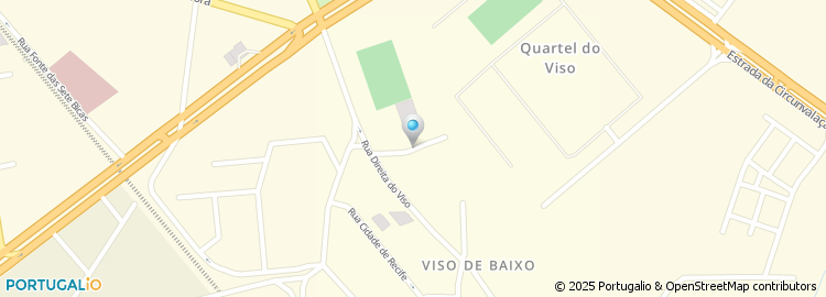 Mapa de Travessa do Viso