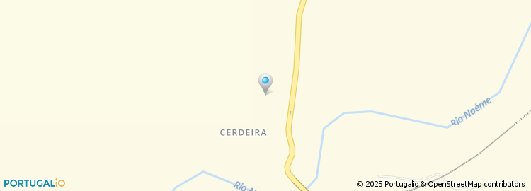 Mapa de Posto de Saude Publica de Cerdeira