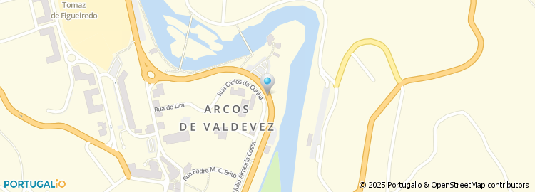 Mapa de Posto de Turismo Arcos de Valdevez