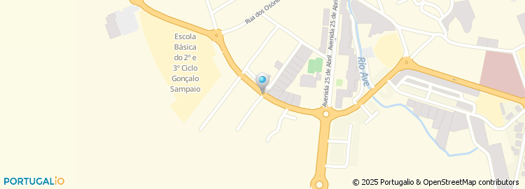 Mapa de Rua 25 de Novembro