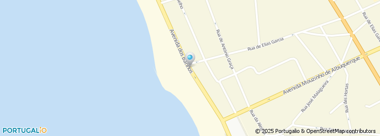 Mapa de Avenida dos Banhos