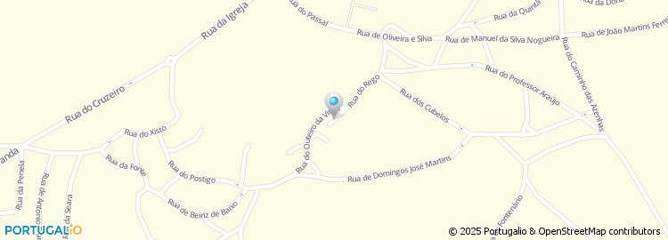 Mapa de Calçada da Madorra