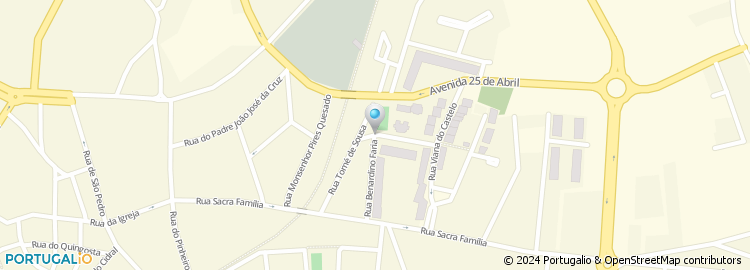 Mapa de Rua Bernardino Faria