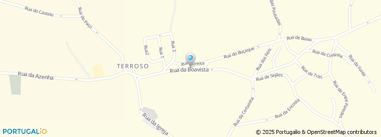 Mapa de Rua da Boavista