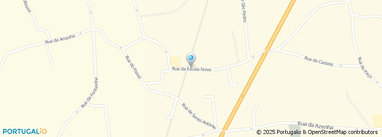 Mapa de Rua da Escola Nova