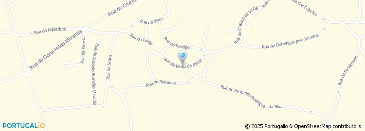 Mapa de Rua de Beiriz de Baixo