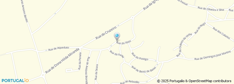 Mapa de Rua do Xisto