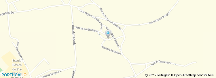 Mapa de Rua dos Estrangeiros