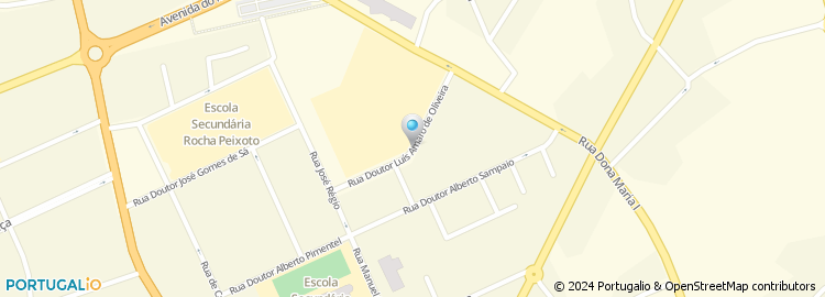 Mapa de Rua Doutor Luís Amaro de Oliveira