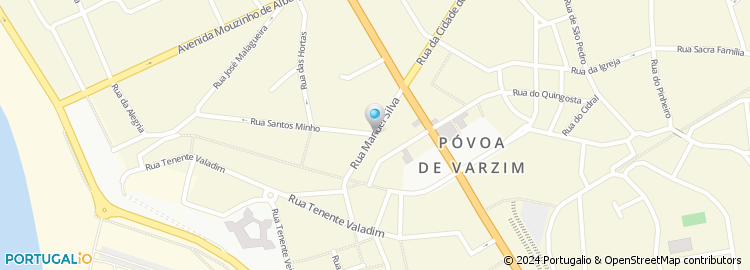 Mapa de Rua Manuel Silva