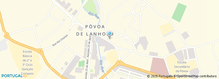 Mapa de Povoa Pão - Padarias Reunidas da Povoa de Lanhoso, Lda