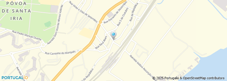 Mapa de Povoaxira - Comércio de Equip. Electronicos, Lda