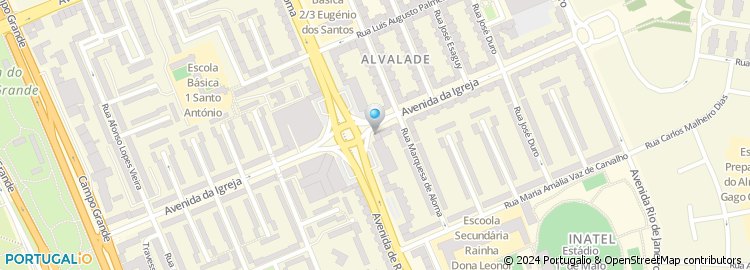 Mapa de Praça de Alvalade - Residência Sénior, Lda