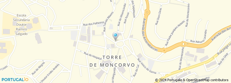 Mapa de Praça de Taxis de Moncorvo