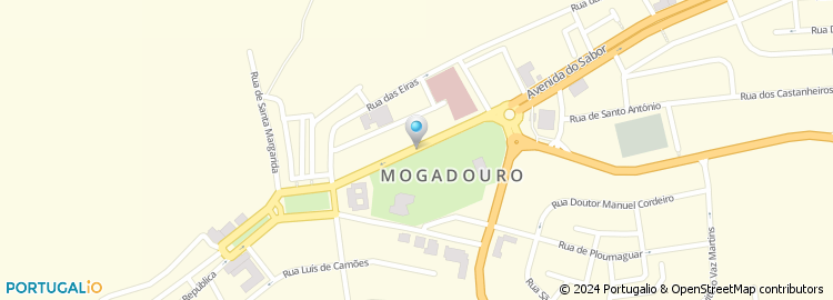 Mapa de Praça de Taxis Mogadouro
