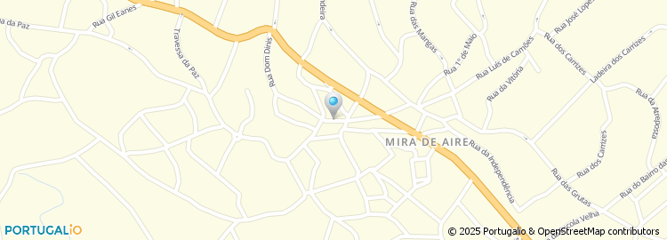 Mapa de Praça Taxis Mira d Aire