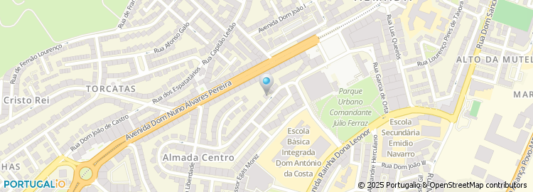 Mapa de Praceta Dom Pedro I, 5, 1, O D, 2800-186 Almada
