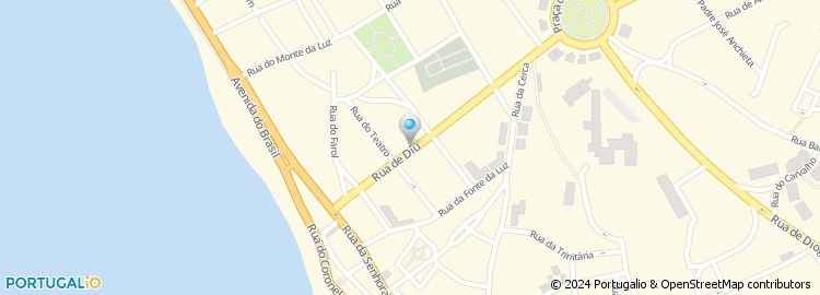 Mapa de Praia da Luz - Empreendimentos Hoteleiros, Lda