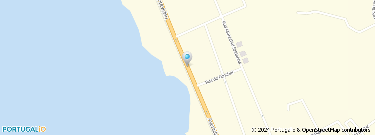 Mapa de Praia do Homem do Leme - Estabelecimentos Balneares Hoteleiros, Lda