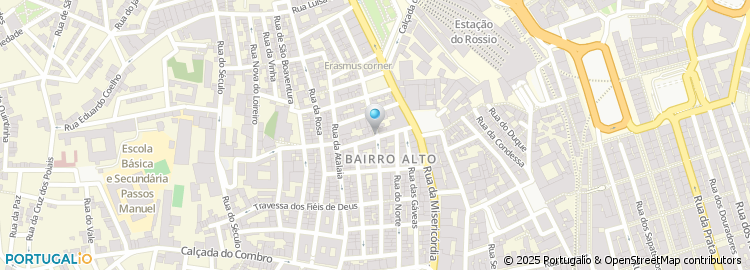 Mapa de Praia Lago - Restaurante de Bernardo Reino, Unip., Lda