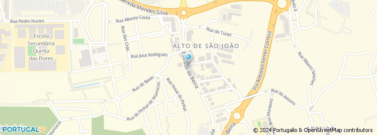 Mapa de Prata & Fonseca, Lda