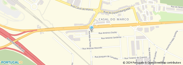 Mapa de Predial Alves & Anabela - Soc. de Mediação Imobiliária, Lda