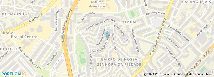 Mapa de Predial Arlindo Simoes & Ramos - Soc. de Mediação Imobiliária, Lda
