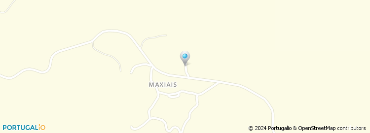 Mapa de Maxiais