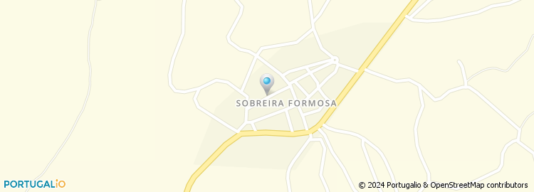 Mapa de Sobreira Formosa
