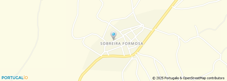 Mapa de Sobreira Formosa