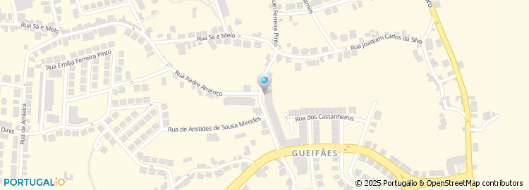 Mapa de ProjTest - Projectos e Testes