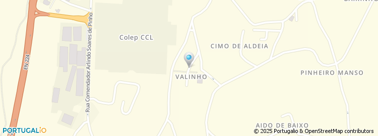 Mapa de Quinta Silvestre, Unipessoal Lda