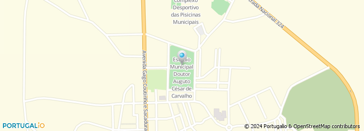 Mapa de Rádio Clube da Mêda, Limitada