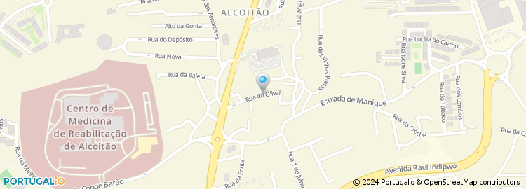 Mapa de Radio Clube de Cascais, C.R.L
